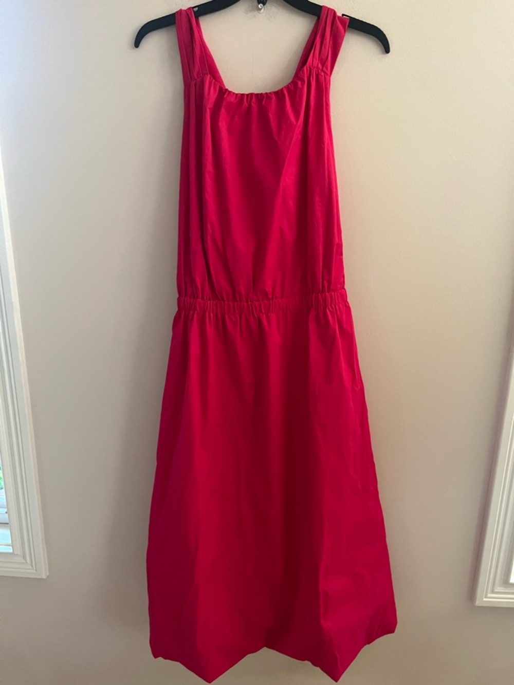 NWT- Banana Republic Factory Pink Midi Dress, Extra Large - Picture 5 of 9
